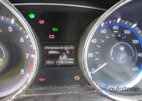 2014 Hyundai Sonata Gls z USA, uszkodzony, nr VIN 5NPEB4AC8EH858892